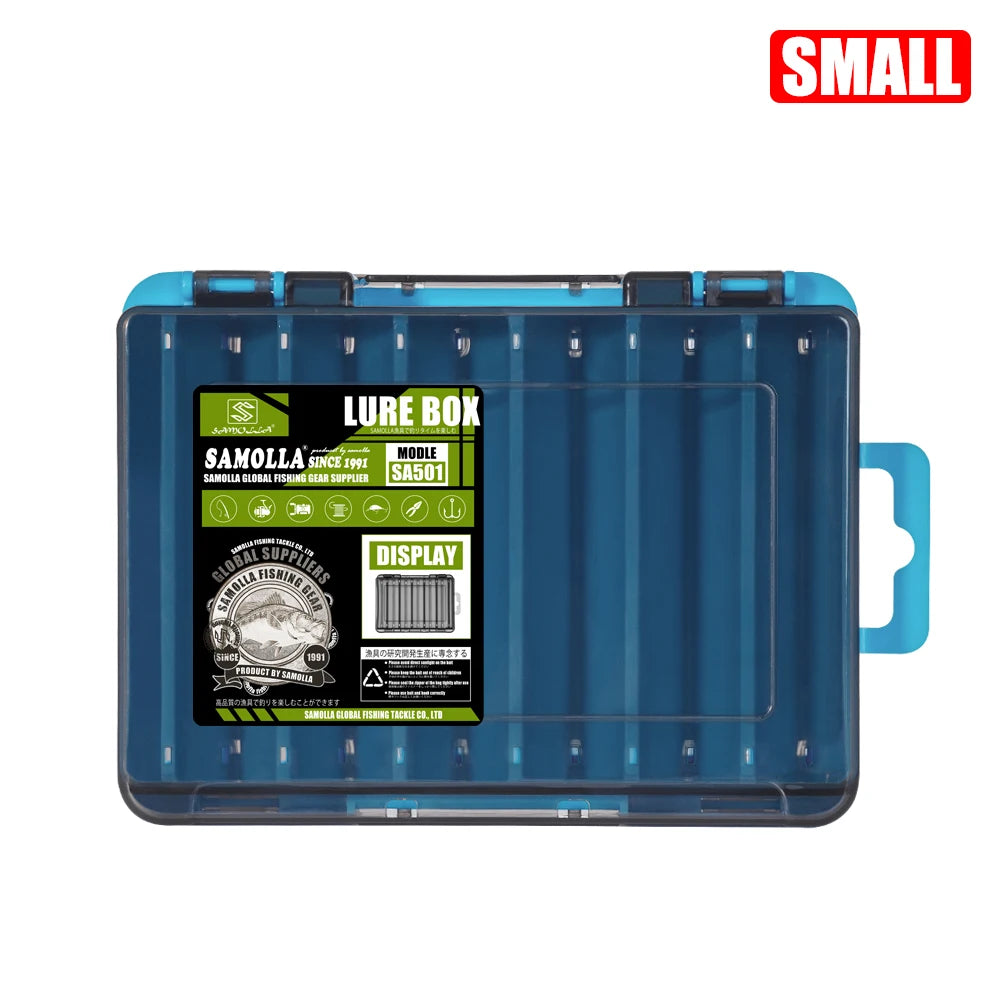 Double-Sided Fishing Tackle Box