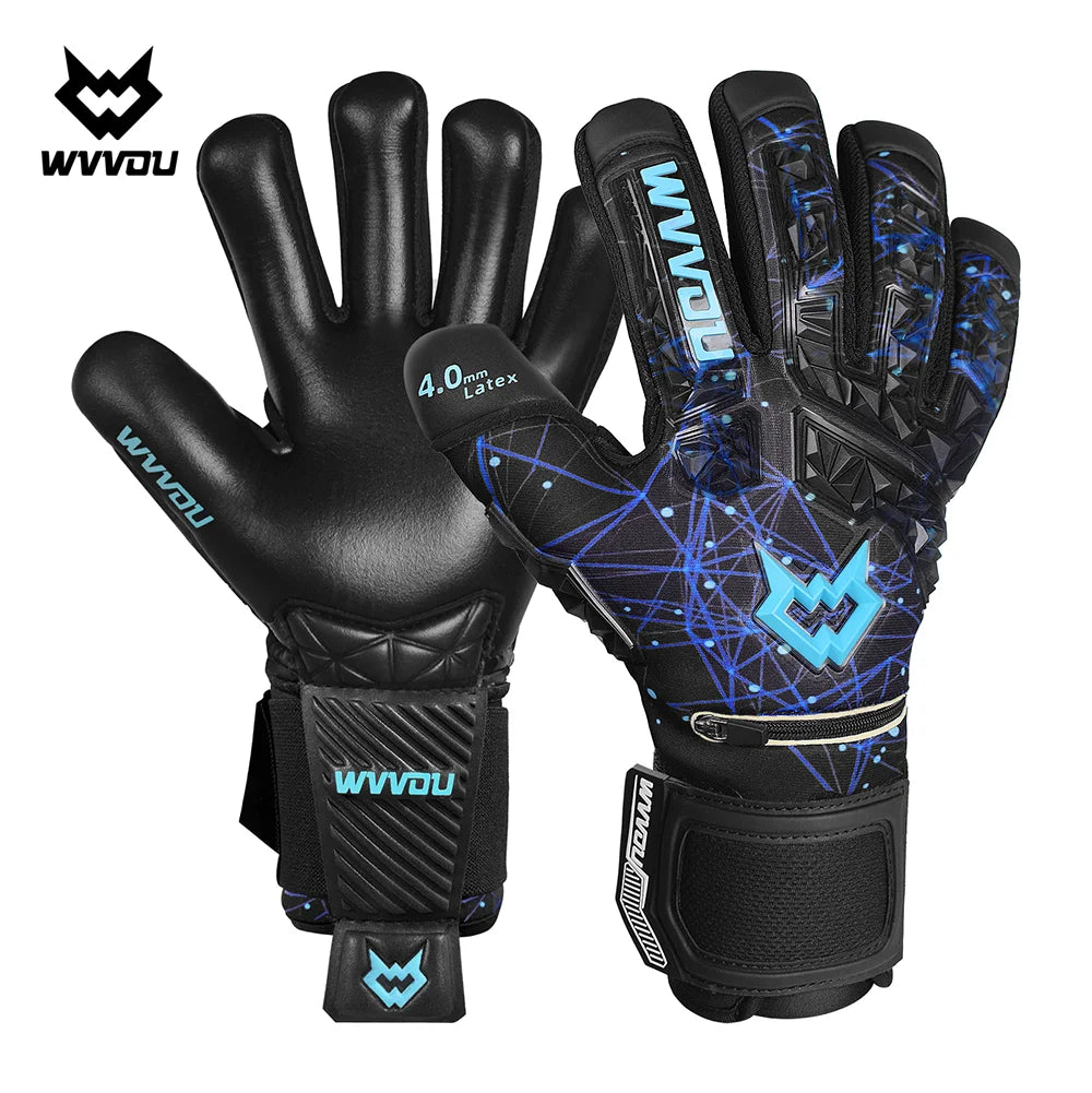 WVVOU Soccer Goalkeeper Gloves with Finger Saves