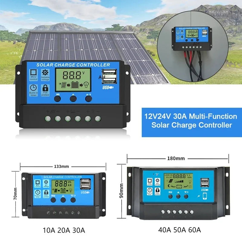 Solar Panel Kit – 12V Portable Power System