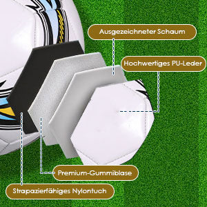 Official Size 5 PVC Soccer Ball – Match & Training