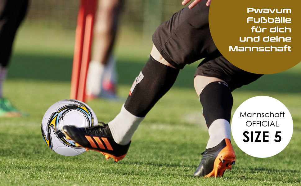 Official Size 5 PVC Soccer Ball – Match & Training